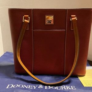Dooney and Bourke Small Lexington Tote, NWT, wine